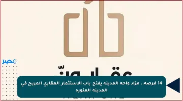14 فرصة.. مزاد واحة المدينة يفتح باب الاستثمار العقاري المربح في المدينة المنورة
